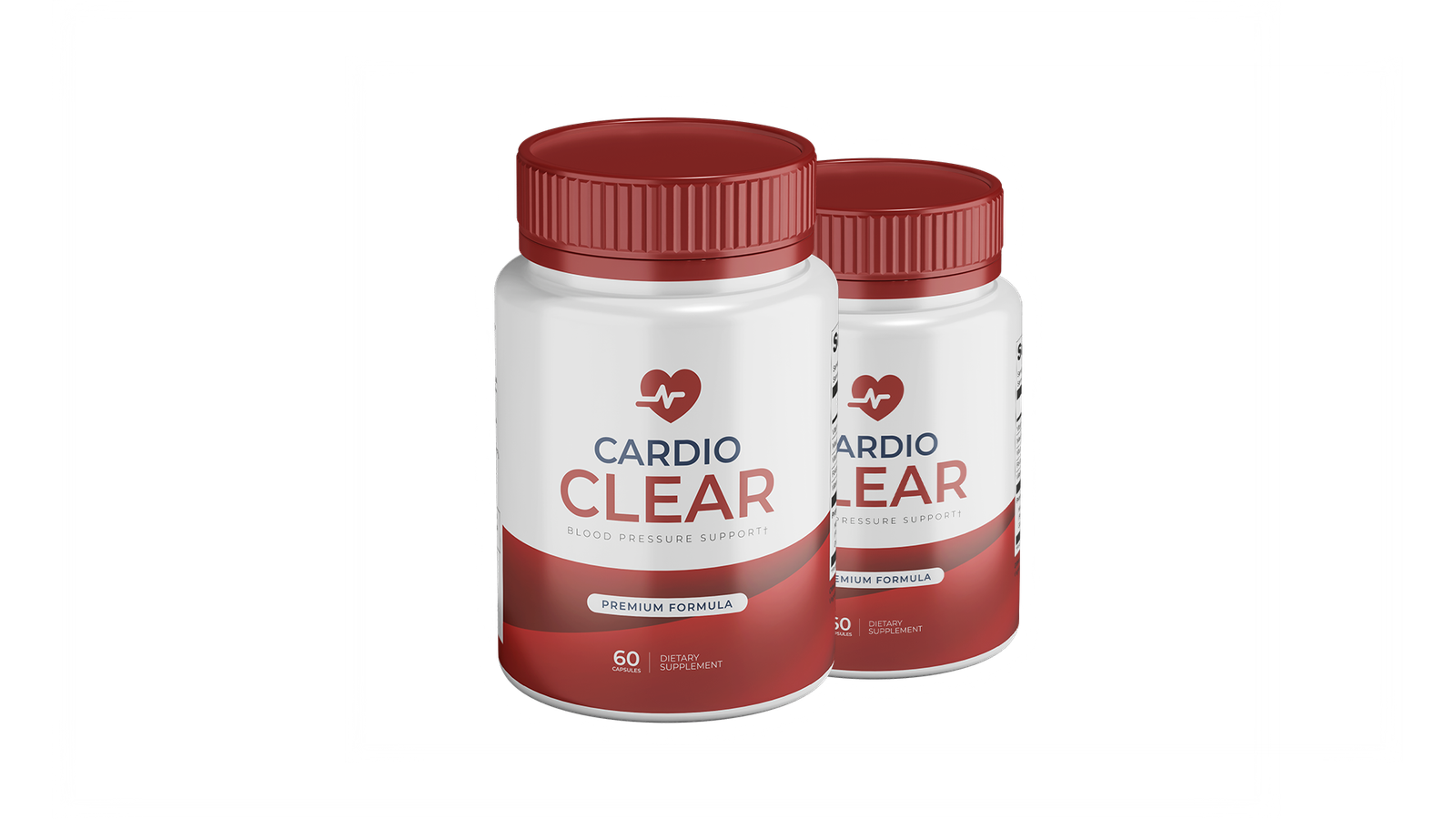 CardioClear natural formula, 2 bottles